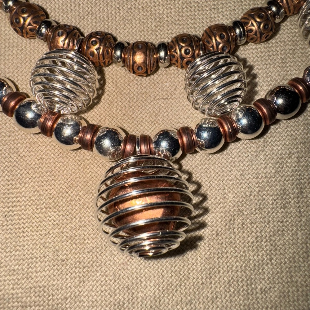 Copper “Vortex” Necklace-NEW - Picture 7 of 11